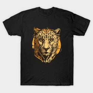 Graffiti Paint Jaguar Creative T-Shirt